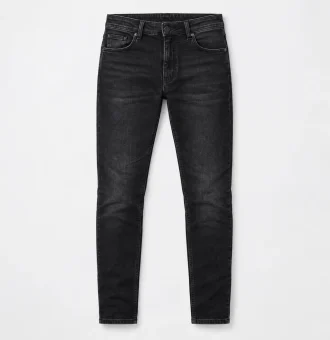 Jean Crom skinny de tiro alto, negro — principal